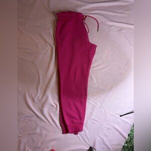 DKNY Vibrant Pink Jogger Sport Pants Size Large
